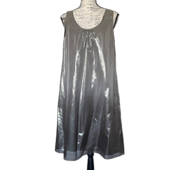 Burberry Dresses & Skirts - Burberry Runway Silk Metallic Mini Dress